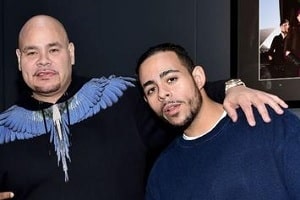 A picture of Fat Joe with his younger son, Ryan Cartagena.